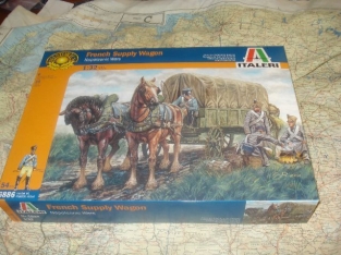 Italeri 6886  Napoleonic French Supply Wagon